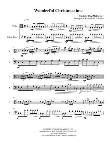 Wonderful Christmastime (arr. Kenneth D. Friedrich)