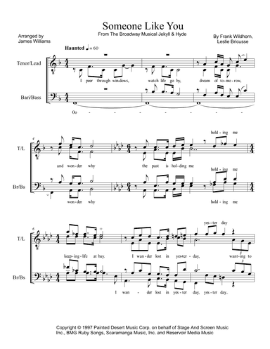 Someone Like You (arr. James Williams)