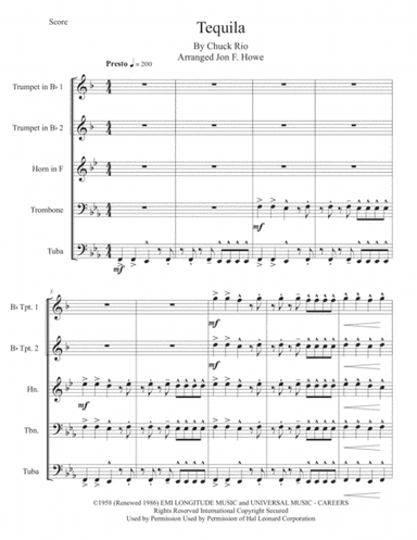 Tequila (arr. Jon F. Howe)