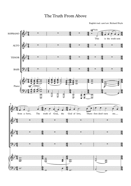 The Truth From Above (arr. Richard Hoyle)