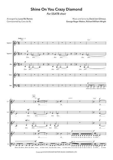 Shine On You Crazy Diamond (parts 1 - 9) (arr. Lucas Rei Ramos)
