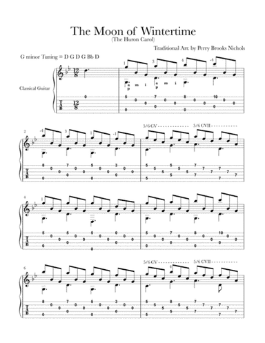 The Moon Of Wintertime (The Huron Carol) (arr. Perry Brooks Nichols)