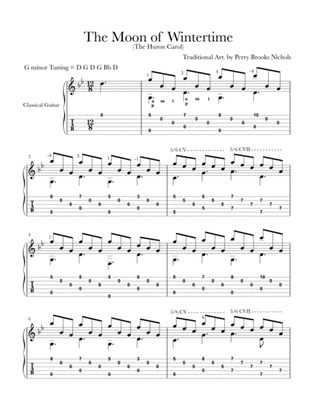 The Moon Of Wintertime (The Huron Carol) (arr. Perry Brooks Nichols)
