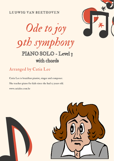 Ode To Joy (9th Symphony) - Beethoven For Piano (arr. Catia Lee)