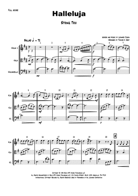 Hallelujah (arr. Thomas H. Graf)