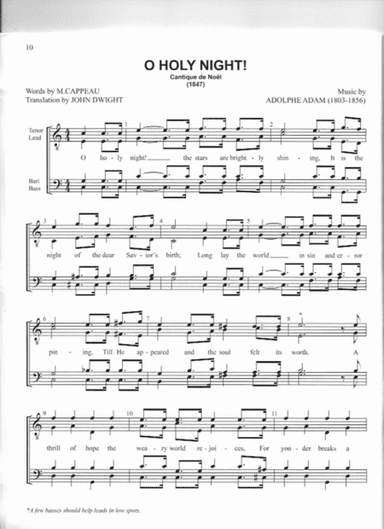 O Holy Night (arr. Walter Latzko)