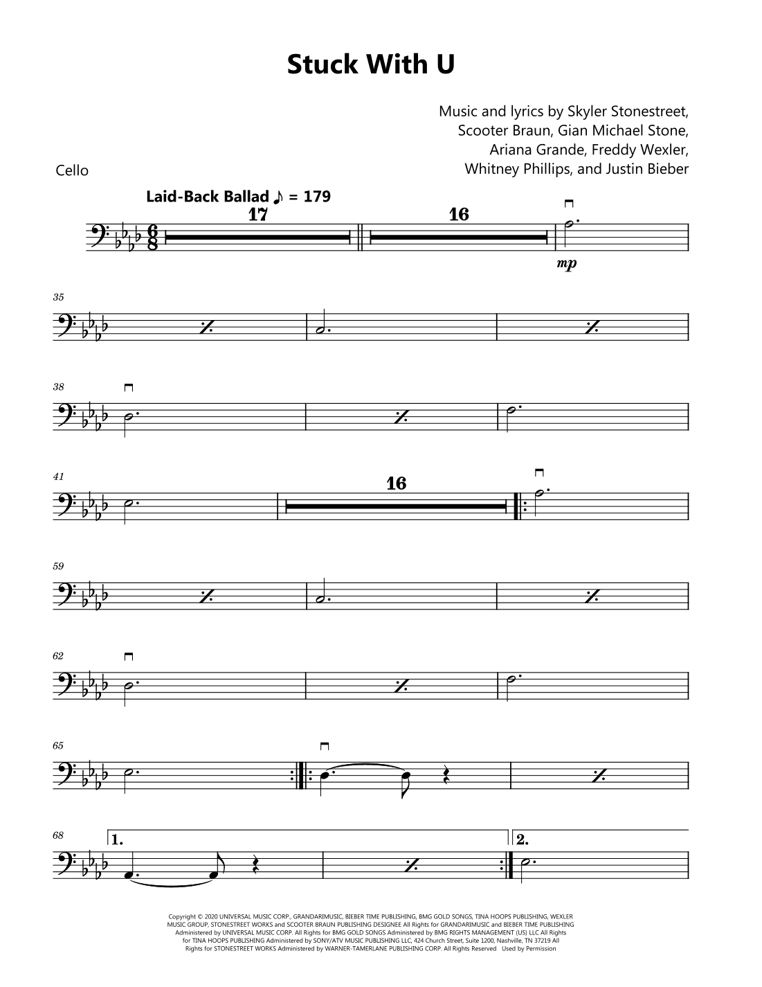Stuck With U (arr. David Lartey)