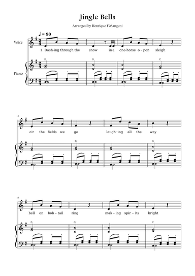 Jingle Bells (arr. Henrique F Mangoni)