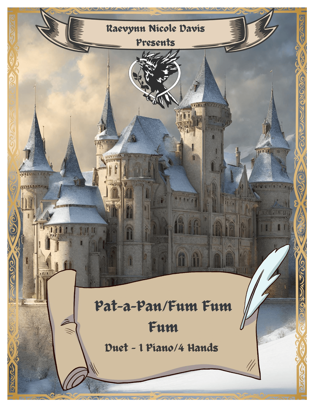 Pat-a-Pan/Fum Fum Fum Duet (1 Piano/4 Hands) (arr. Raevynn Nicole Davis)