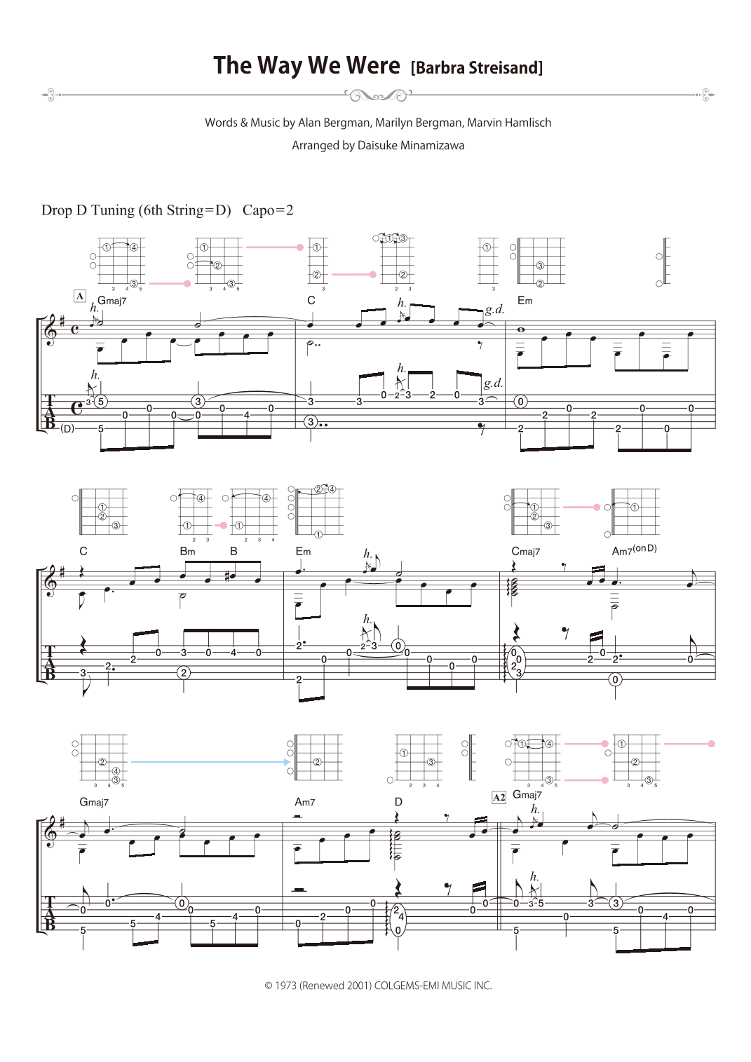 The Way We Were (arr. Daisuke Minamizawa)