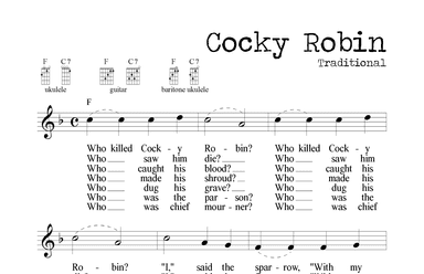 Cocky Robin (Traditional Children's Song) (arr. M. Ryan Taylor)