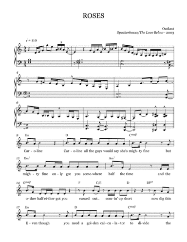 Roses (arr. Brock Chart)