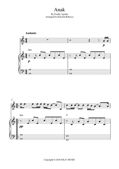 Anak (arr. Kaiserin Rebecca)