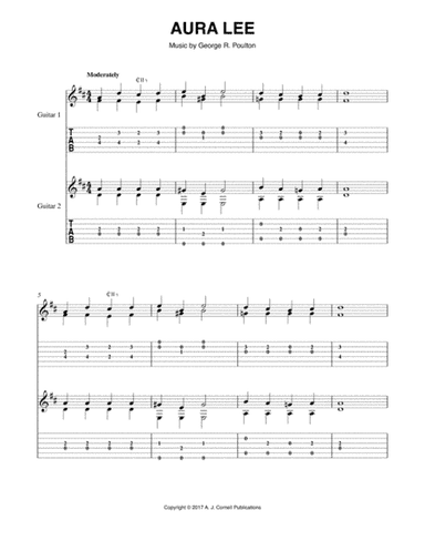Aura Lee (arr. Mark Phillips)