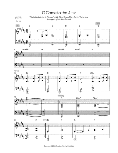 O Come To The Altar (arr. Cris John Ferenal)