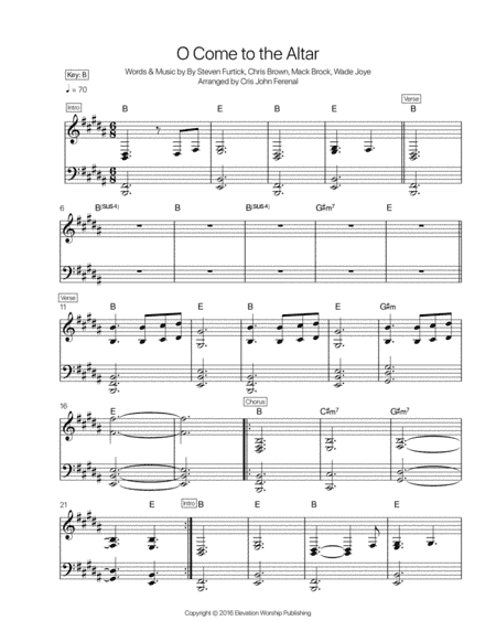 O Come To The Altar (arr. Cris John Ferenal)