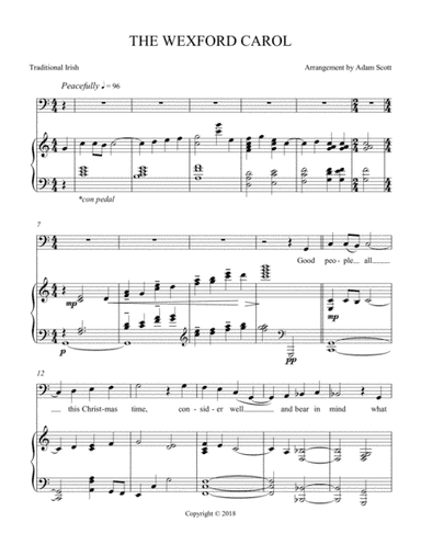 The Wexford Carol (arr. Adam Scott)