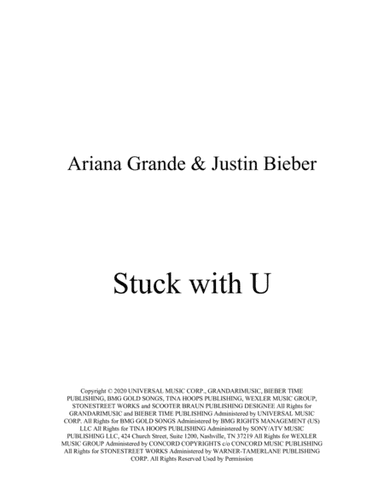 Stuck With U (arr. C&D Music Publishing)