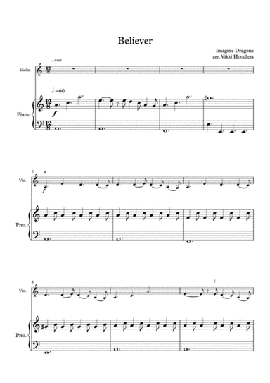 Believer (arr. Vikki Hoodless)