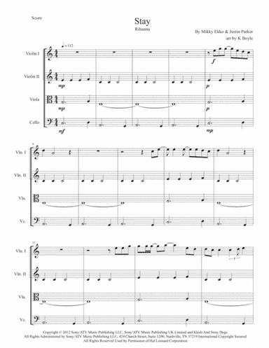 Stay (arr. Karlie Boyle)