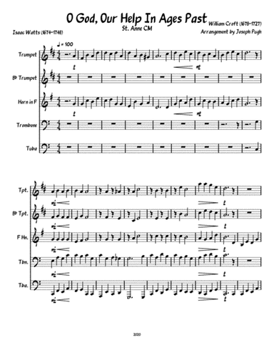 O God, Our Help In Ages Past (arr. Joseph Pugh)