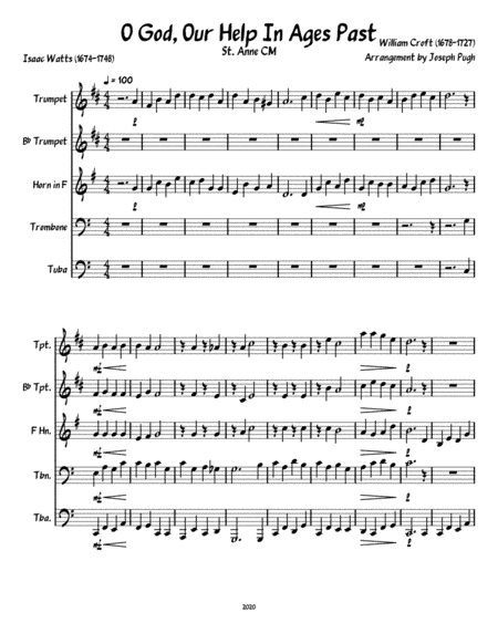 O God, Our Help In Ages Past (arr. Joseph Pugh)