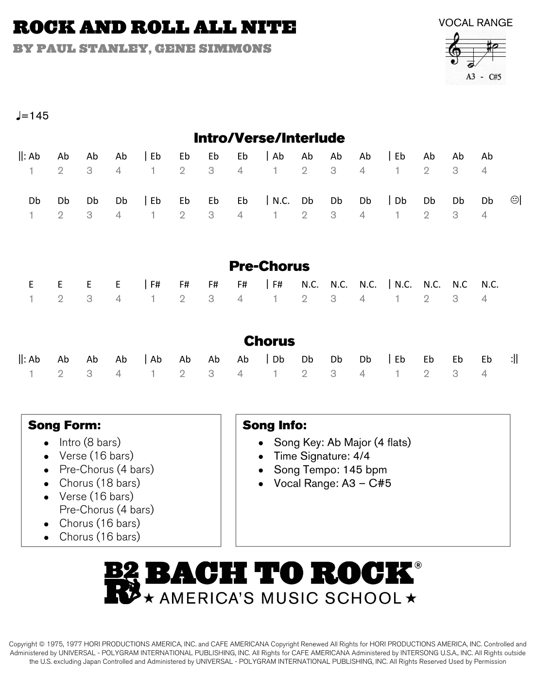 Rock And Roll All Nite (arr. Bach to Rock)