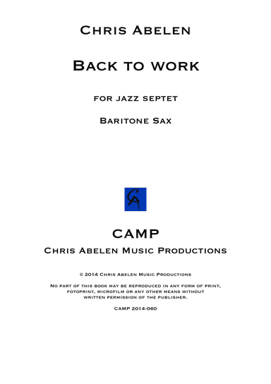 Back to work - baritone saxophone