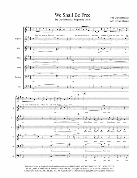 We Shall Be Free (arr. Bryan Sharpe)