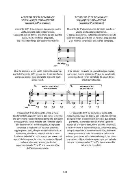 Harmony and Composition (Italian / Spanish) - Chapters 13 to 17 of 25