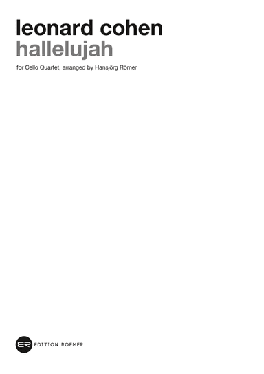 Hallelujah (arr. Edition Roemer)