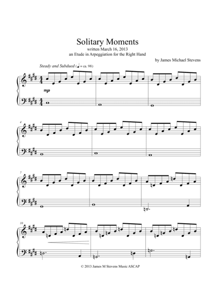 Solitary Moments