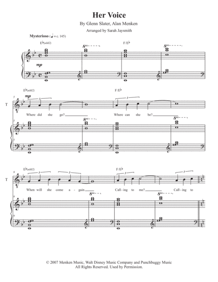 Her Voice (arr. Sarah Jaysmith)