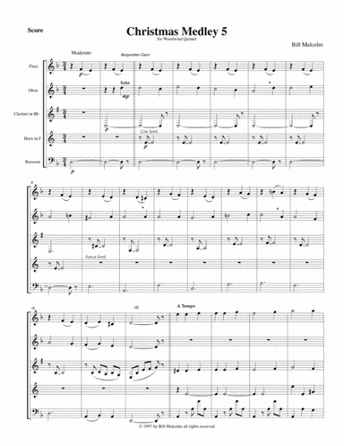 Christmas Medley 5 (arr. Bill Malcolm)