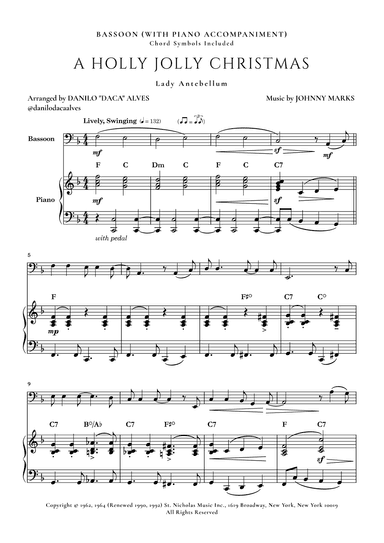 A Holly Jolly Christmas (arr. Danilo "Daca" Alves)
