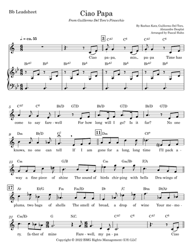 Ciao Papa (arr. Pascal Hahn)