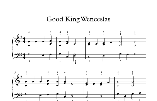 Good King Wenceslas (arr. PianoWithMichael.com)