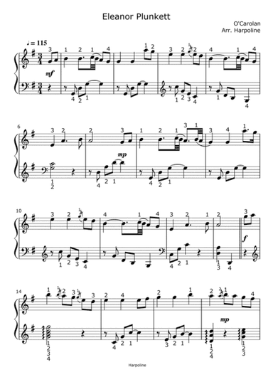 Eleanor Plunkett (arr. Harpoline)