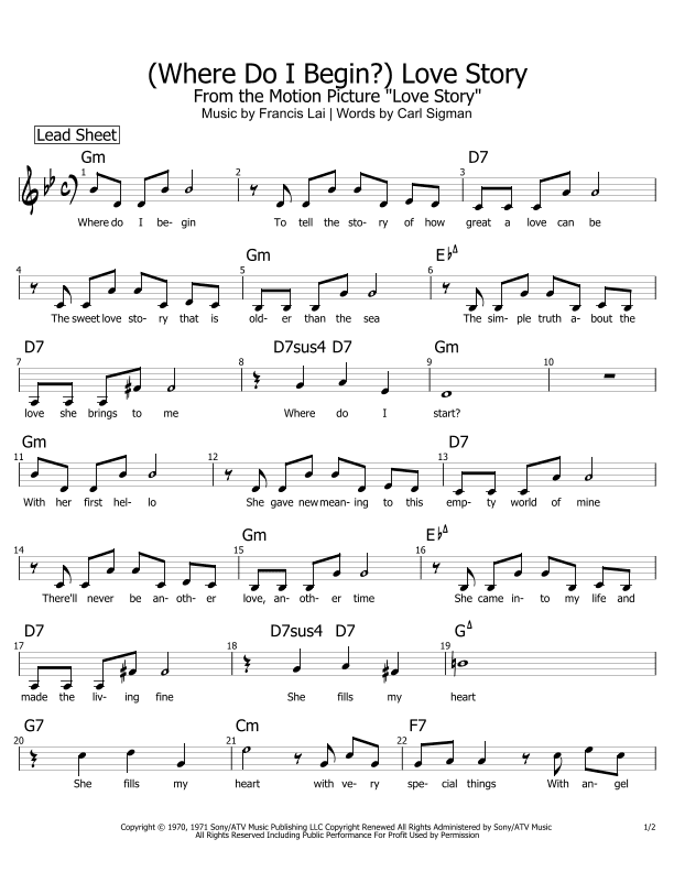 Love Story (arr. Philip Jackson)