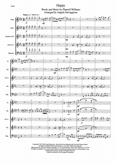 Happy (arr. Angela Salvaggione)