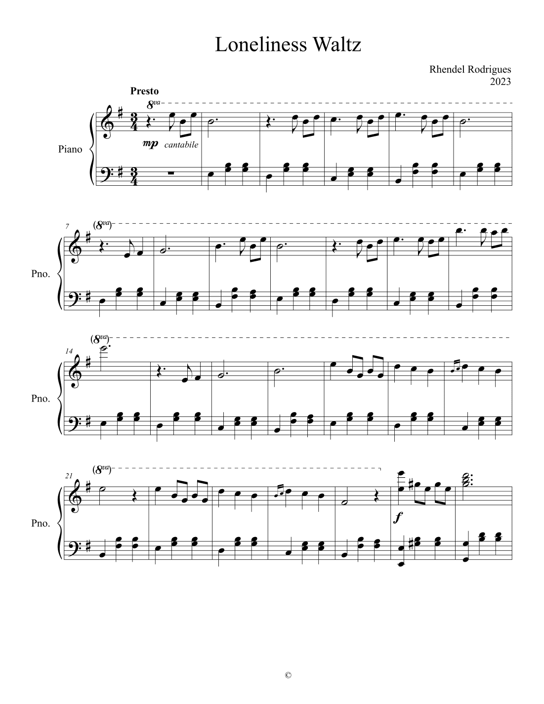 Loneliness Waltz