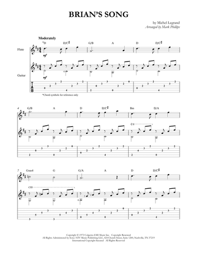 Brian's Song (arr. Mark Phillips)