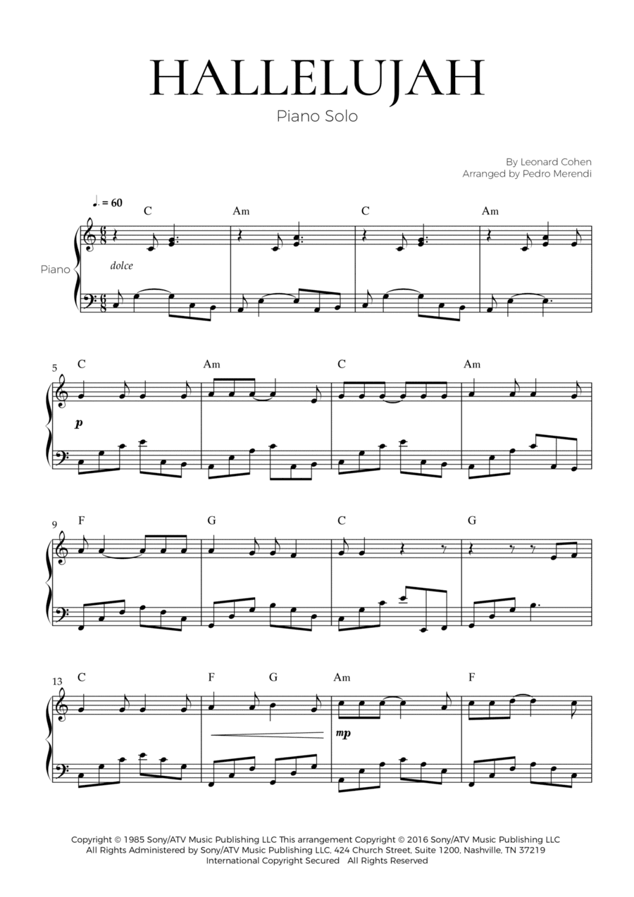 Hallelujah (arr. Pedro Merendi)