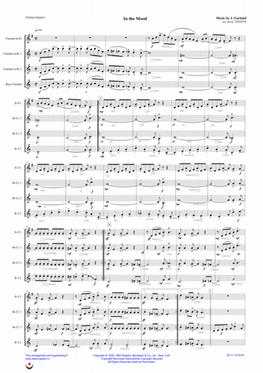 In The Mood (arr. Josef Štastný)