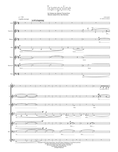Trampoline (arr. Katherine Bodor)