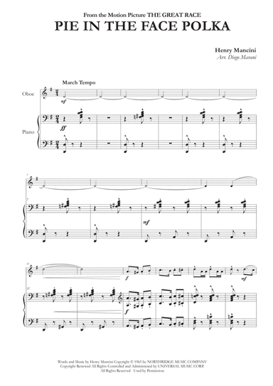 Pie In The Face Polka (arr. Diego Marani)
