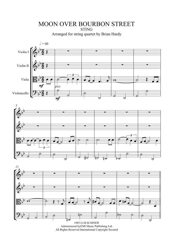 Moon Over Bourbon Street (arr. Brian Hardy)