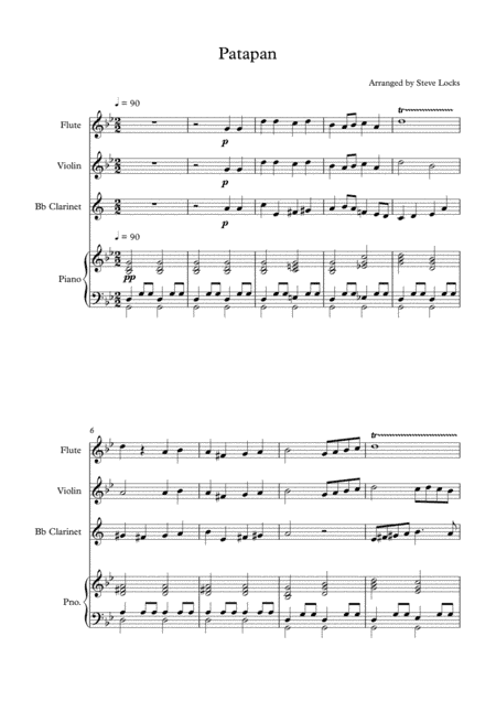Patapan (arr. Steve Locks)