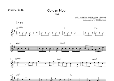 Golden Hour (arr. C. B. Harrison)