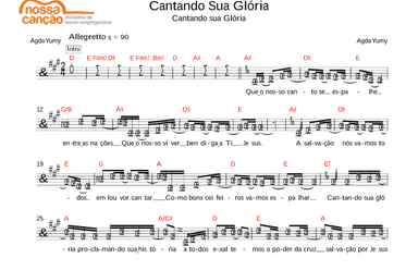 Cantando Sua glória